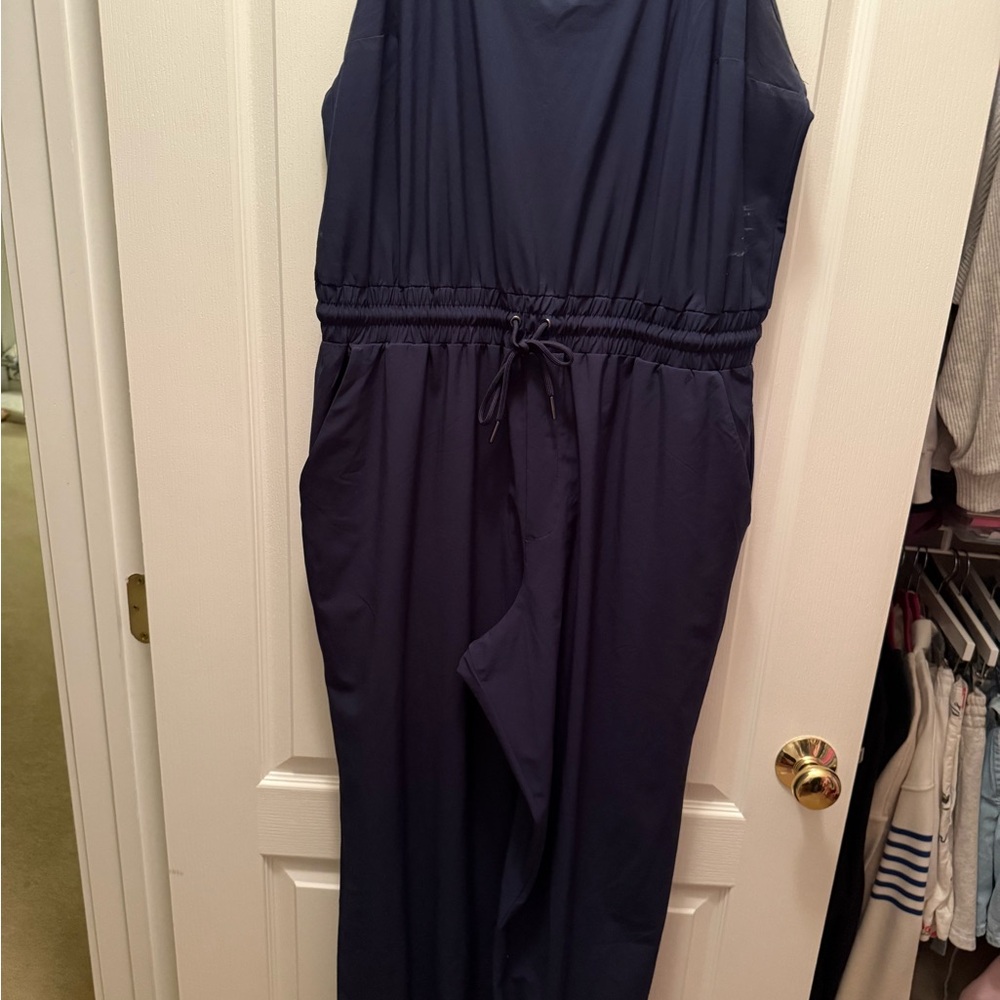 EUC Abercrombie Navy Blue Women's Jumpsuit XL